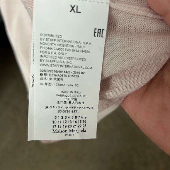 Maison Margiela 100% light pink top - Picture 3 of 5